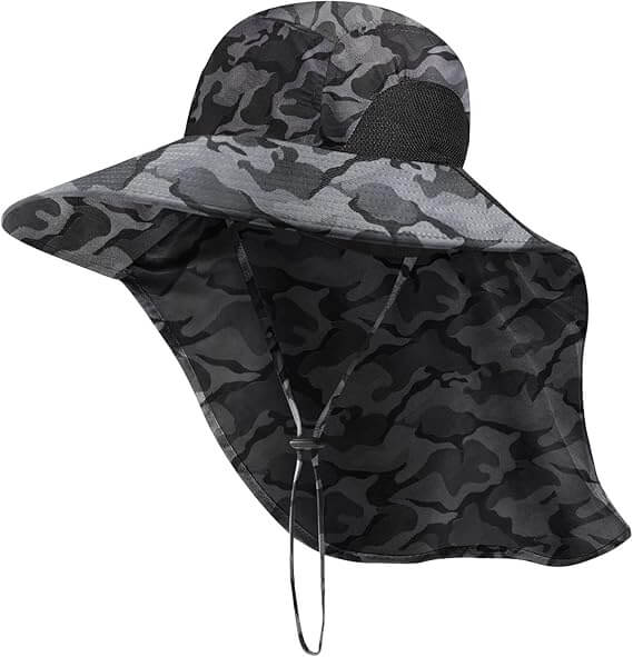 fishing hats long brim