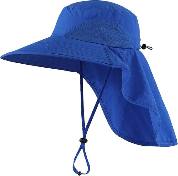 fishing cap with long brim