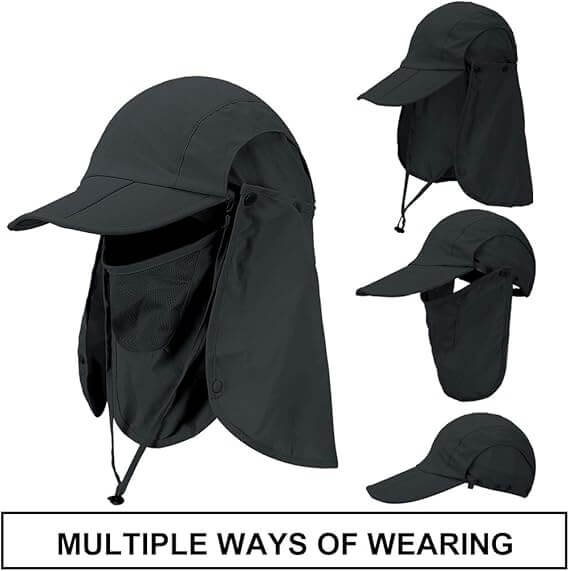 foldable uv hat