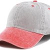 low profile adjustable hat