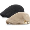 mesh newsboy hat
