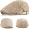 mesh newsboy hat