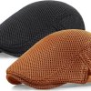 mesh newsboy caps