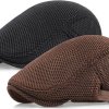 mesh newsboy caps