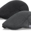 mesh newsboy caps