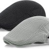 mesh newsboy caps