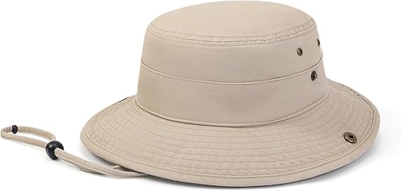 packable wide brim sun cap