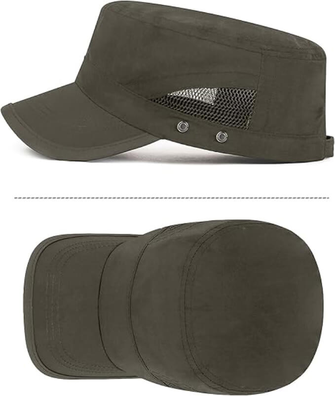 short brim cadet cap