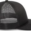 flat brim mesh hats