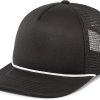 flat brim mesh hats